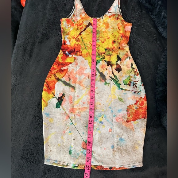 Woman’s Unique Paint Splatter Dress “Made in California” Size US M - (#84) - Picture 6 of 6